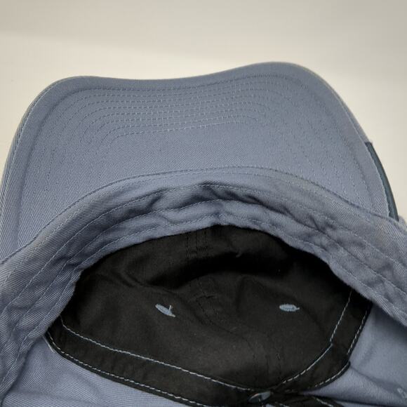 Nike Slideback Baseball Cap Blue One Size Adjustable Embroidered Vented Holes - Picture 8 of 9